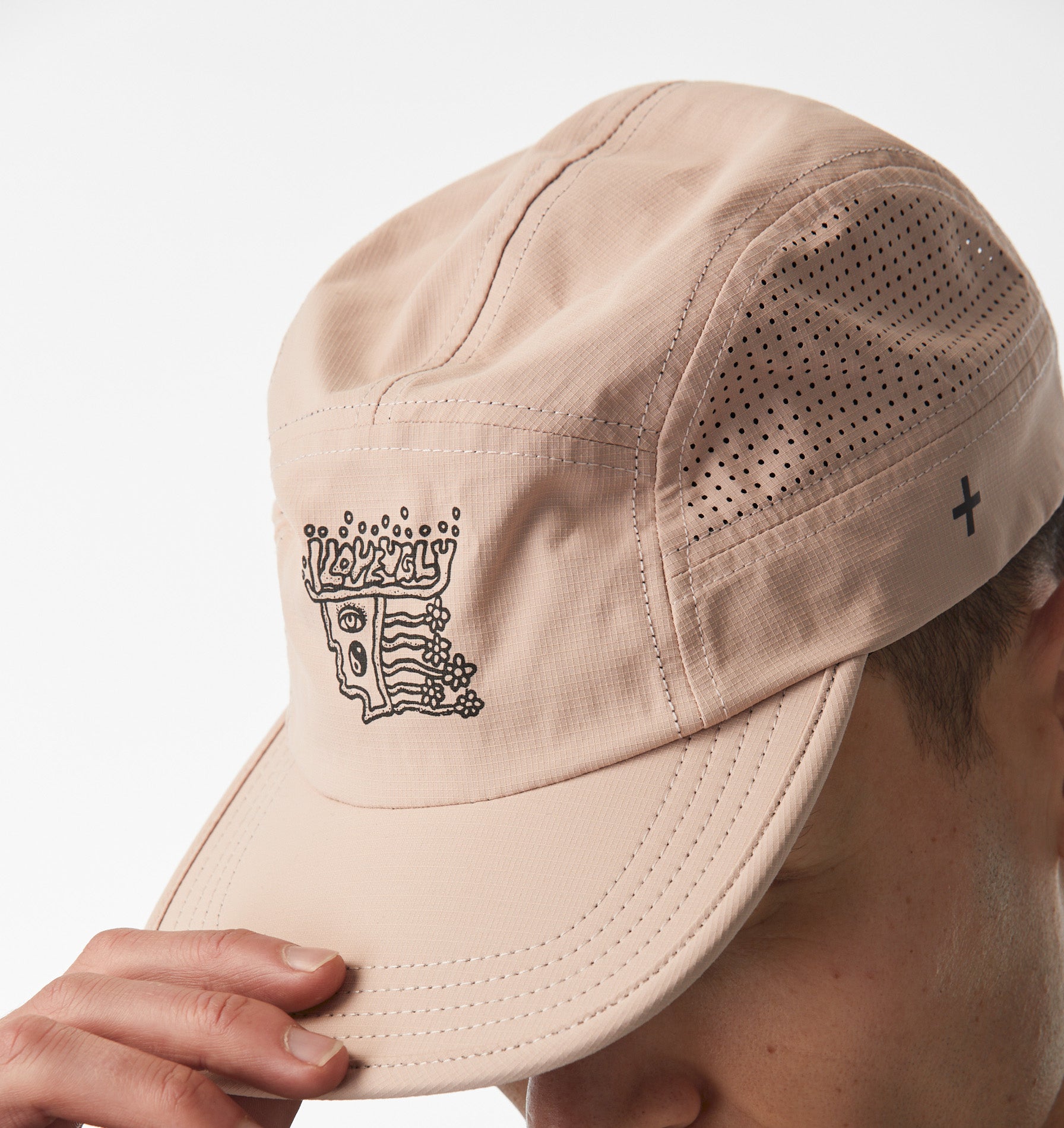 RebelYuth X ILU Active 5 Panel Cap  - Smokey Pink