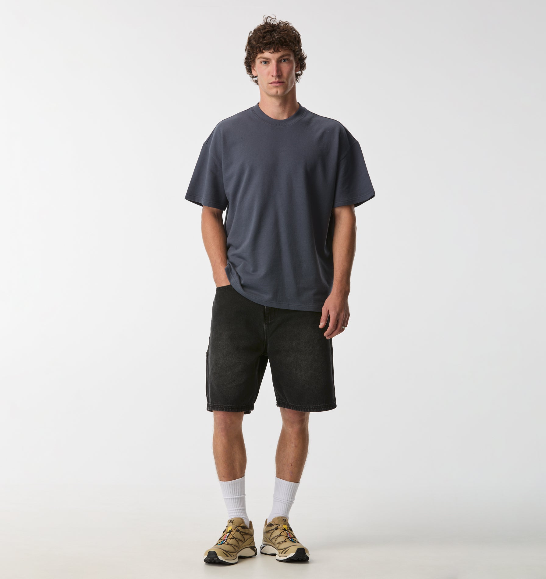 Clean Carpenter Short - Washed Black