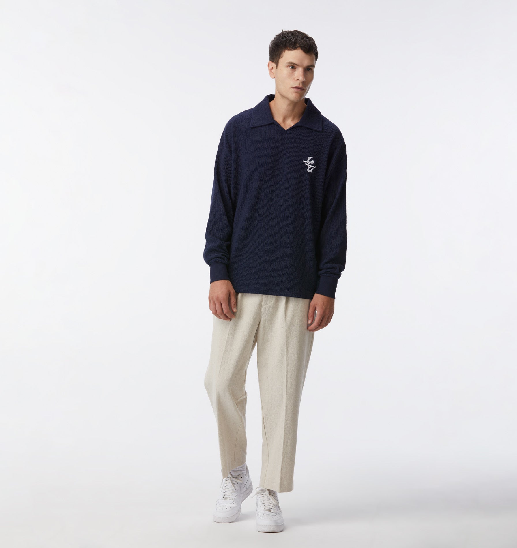Josiah LS Polo - Navy