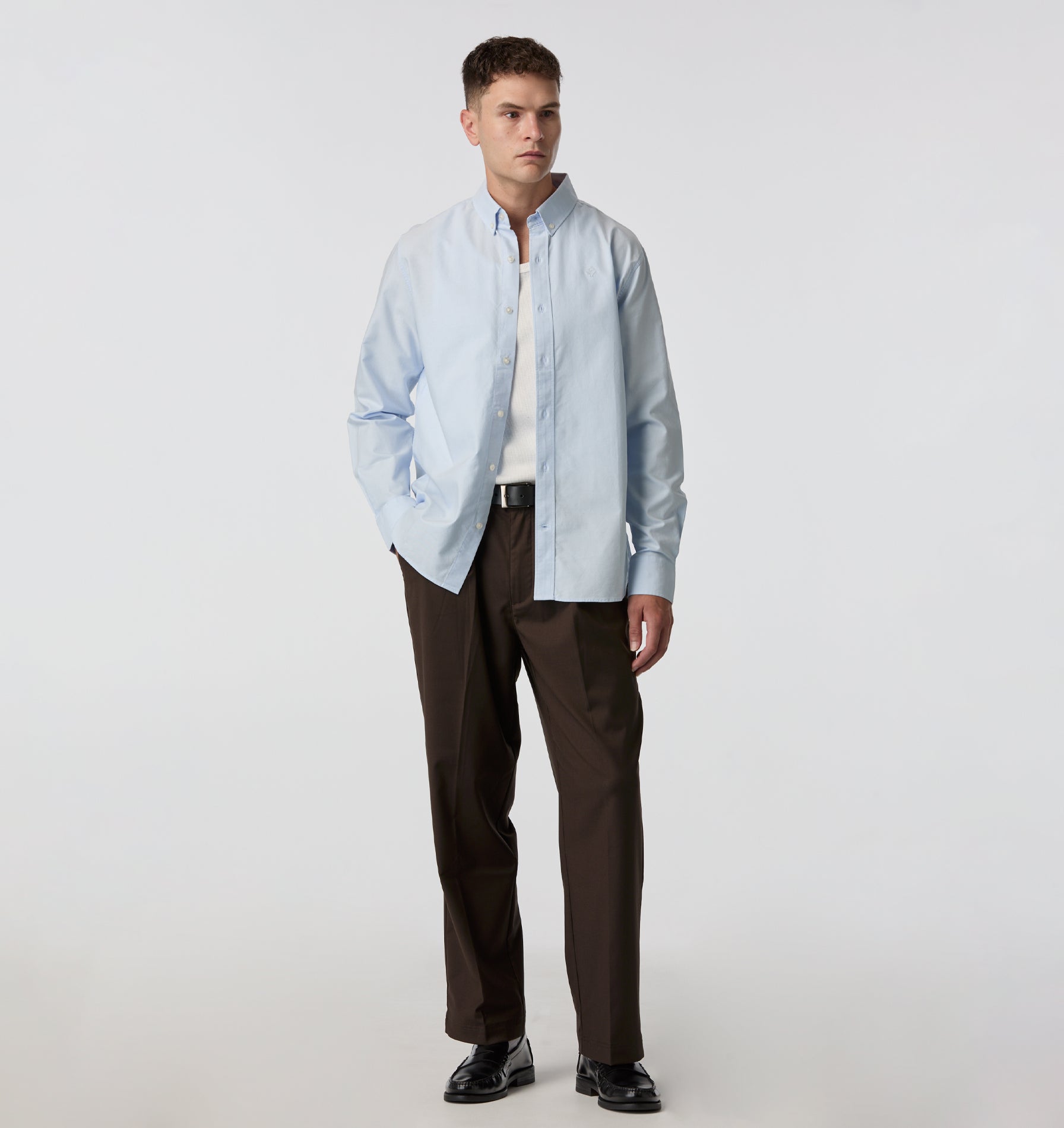 Ralph LS Shirt - Pale Blue