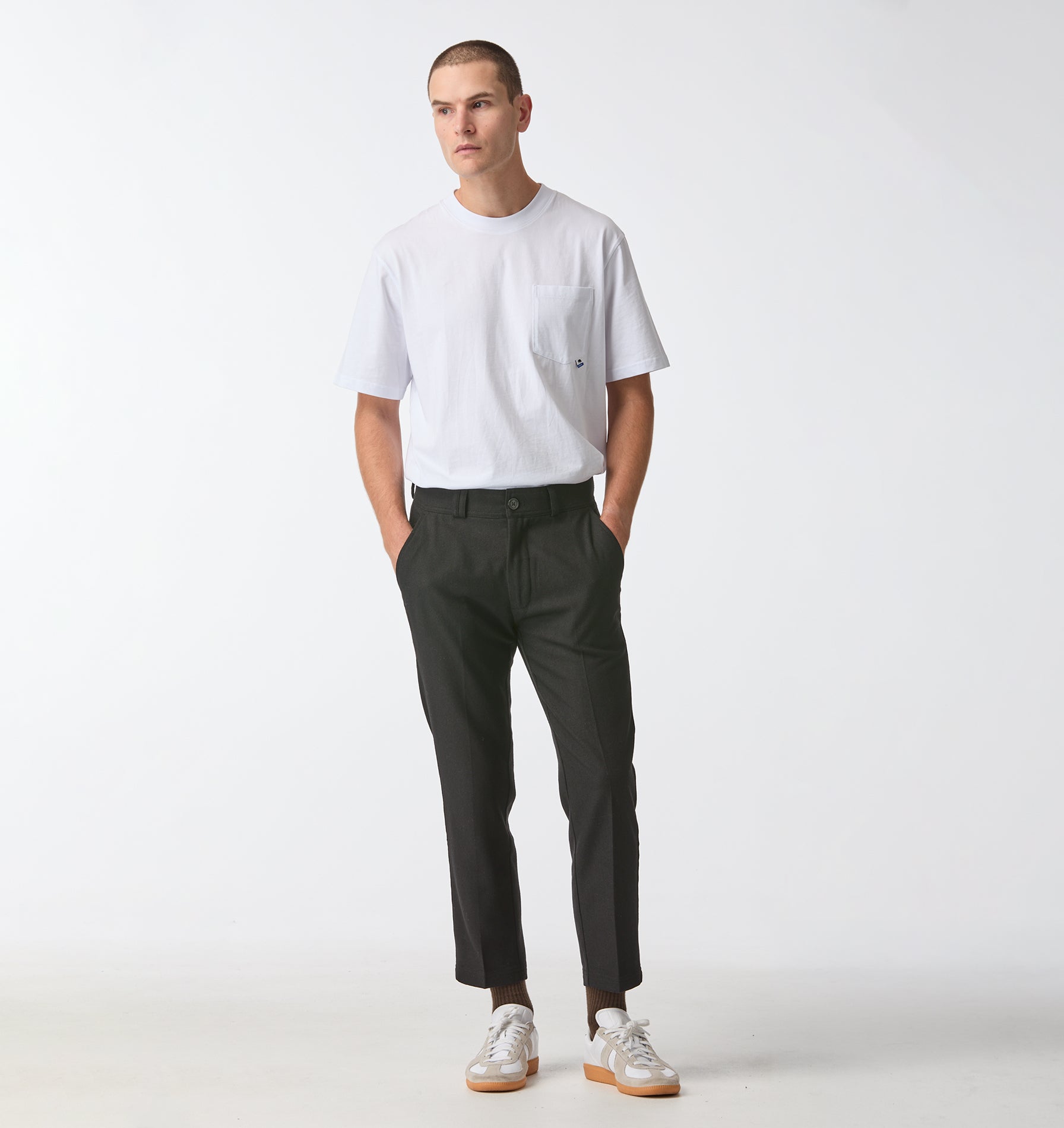 Slim Kobe Pant - Regular - Black Wool