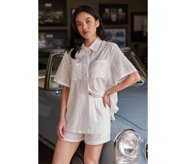 Rue SS Shirt - White