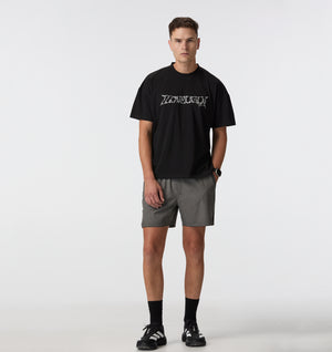 Active 5 Inch Short - Washed Black