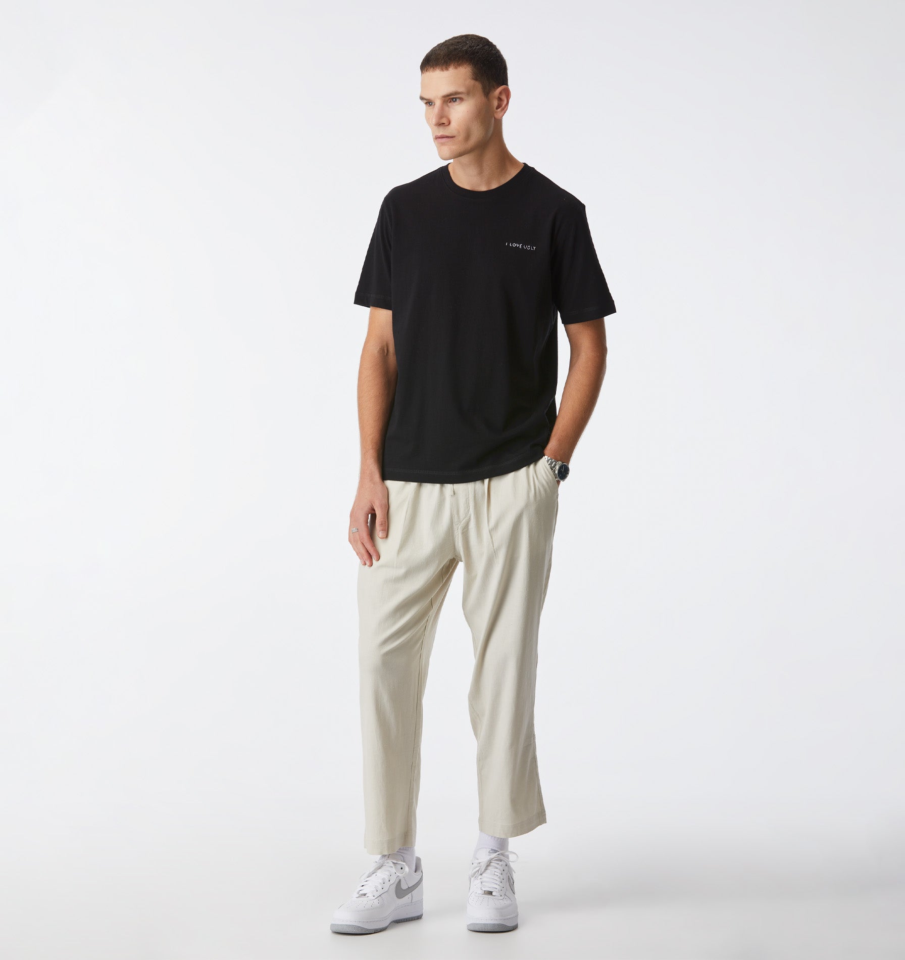 Chainstitch Jeremy Tee - Black