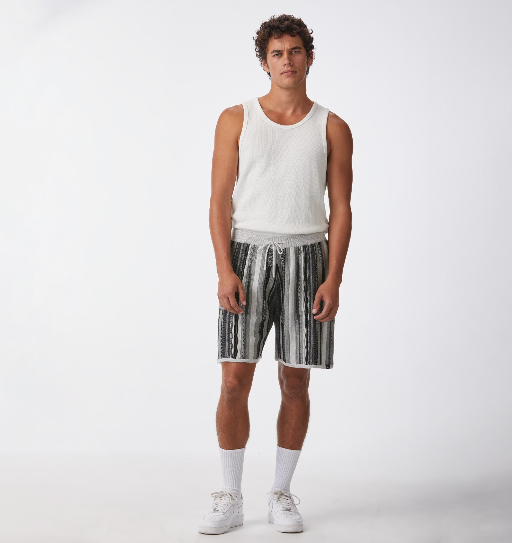Multi Knit Short - Charcoal Grey