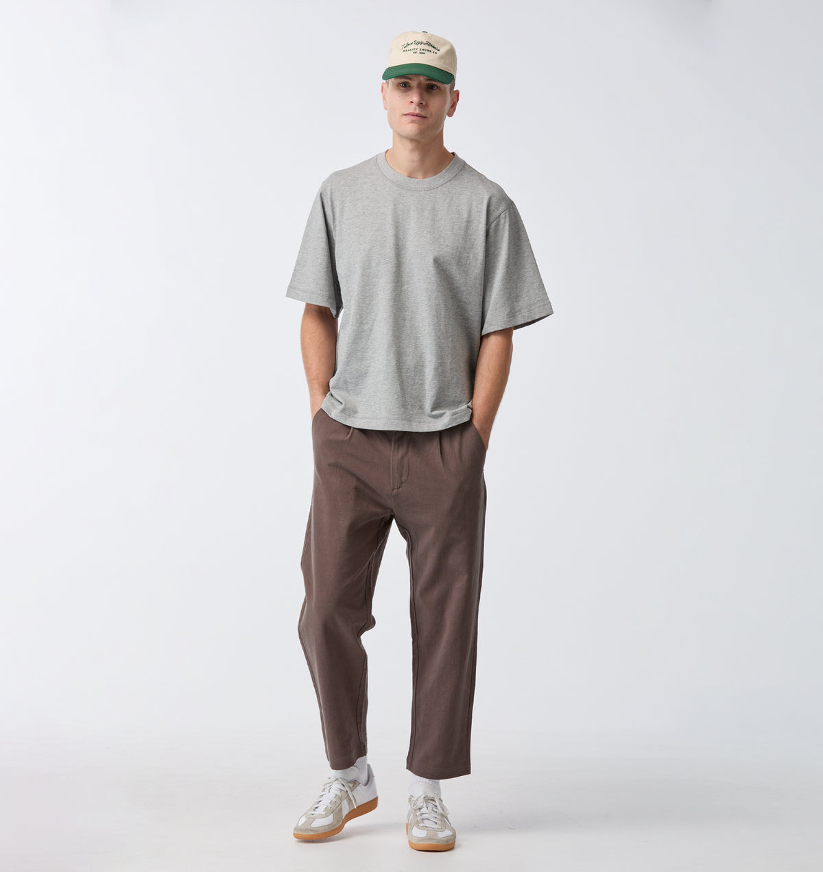 Linen Kobe Pant - Mushroom