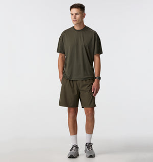 Active Crop Tee - Olive