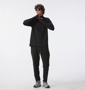 Active Quarter Zip - Black