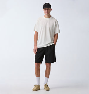Quincy Pleated Short - Black