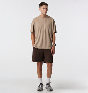 Active Box Tee - Taupe