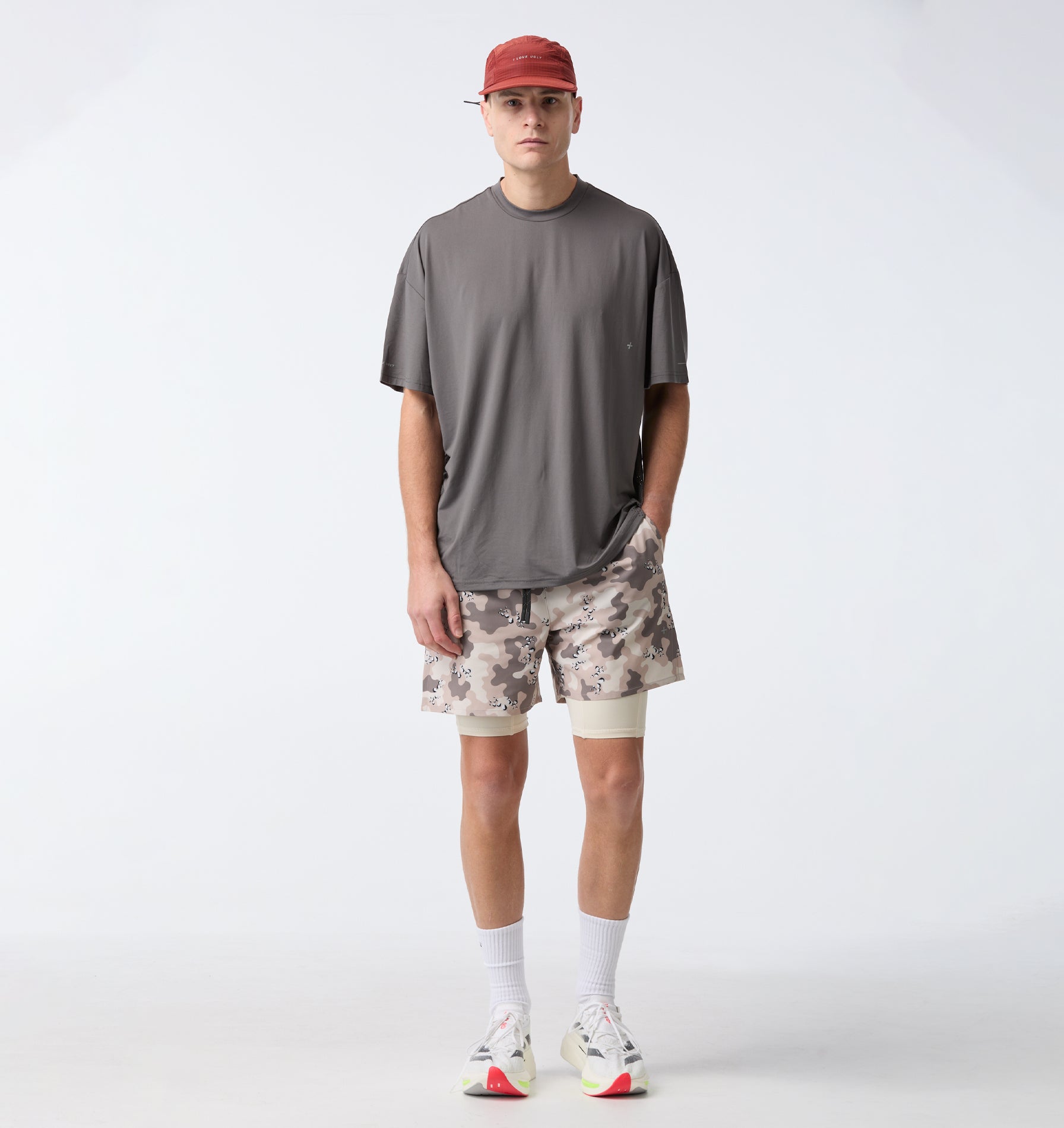 Performance 2 in 1 Short - Desert Camo