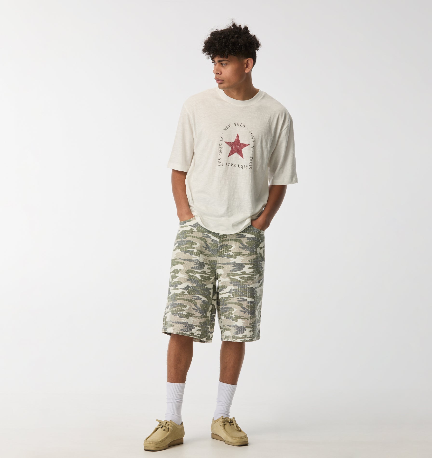 Stardom Slub Isaac Tee - White