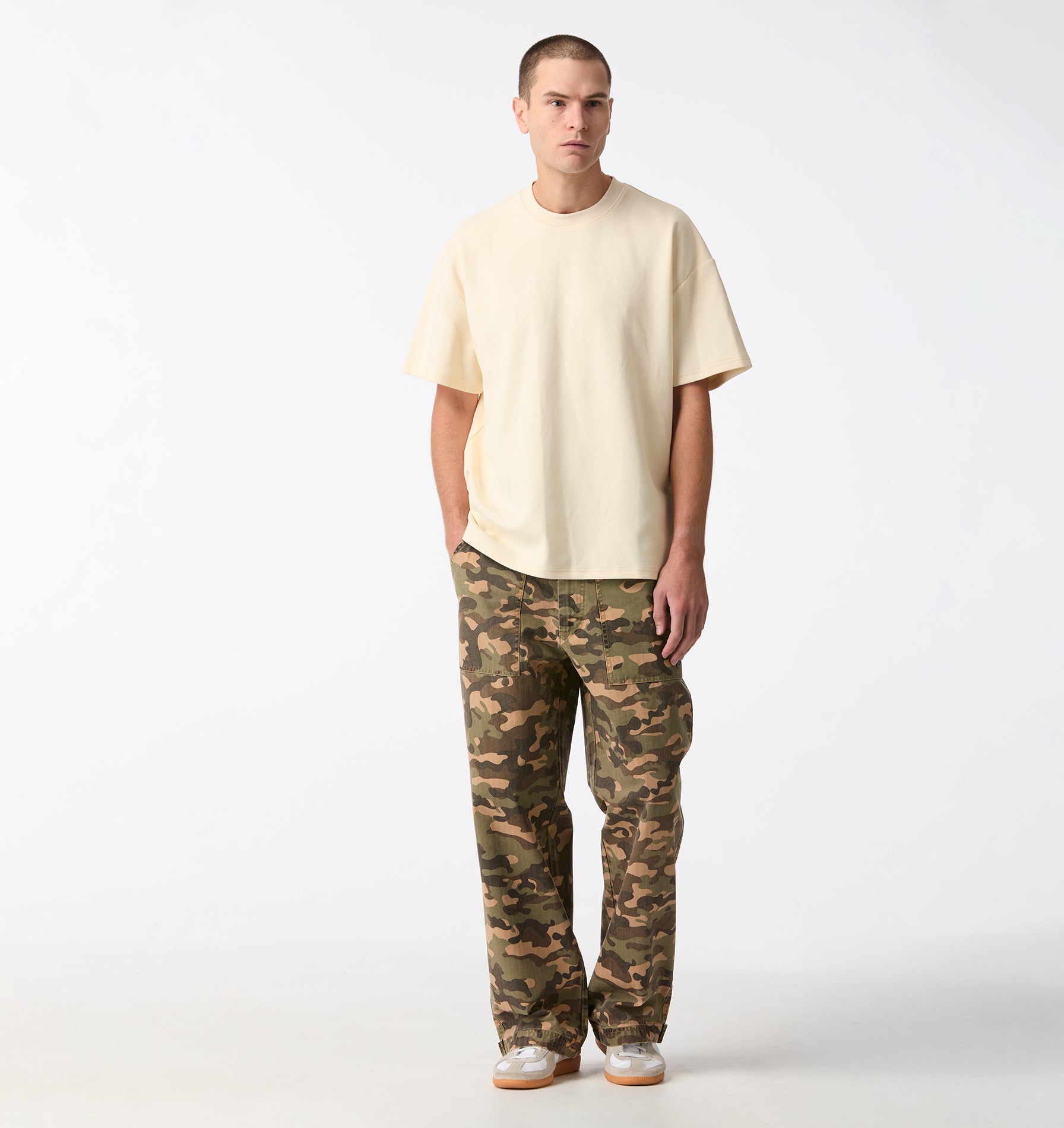 Pique Heavy Box Tee 2.0 - Off White