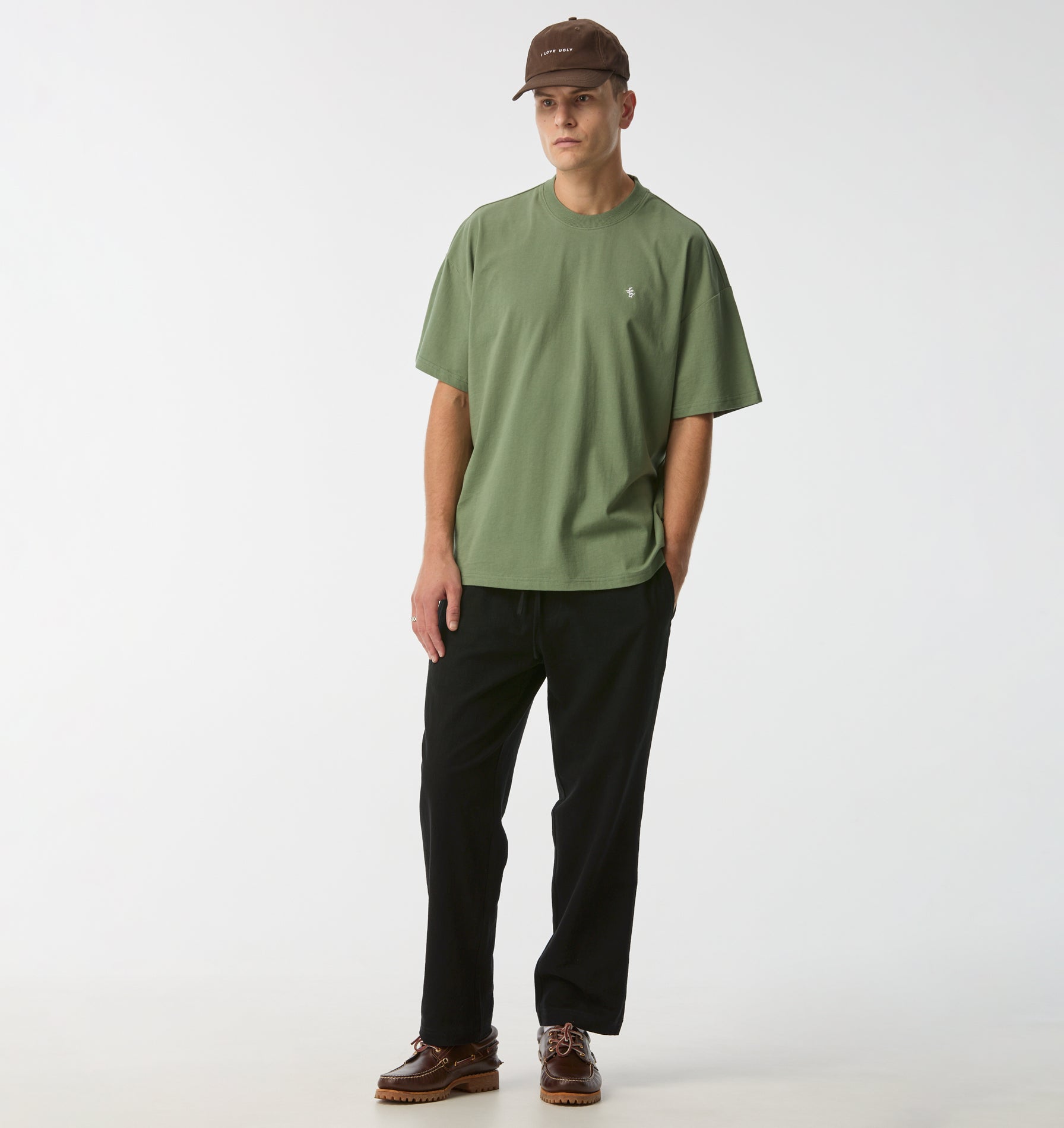 Initial Box Tee 2.0 - Sage