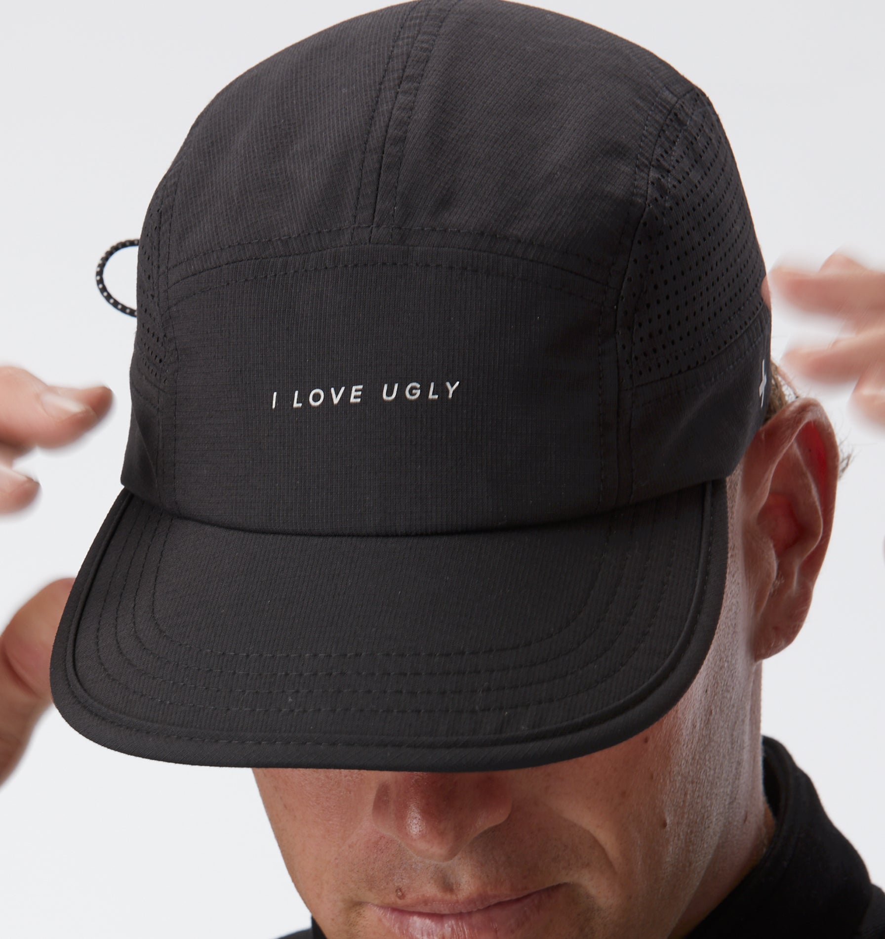 Active 5 Panel Cap - Black