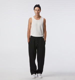 Textured Trackie Pant - Black