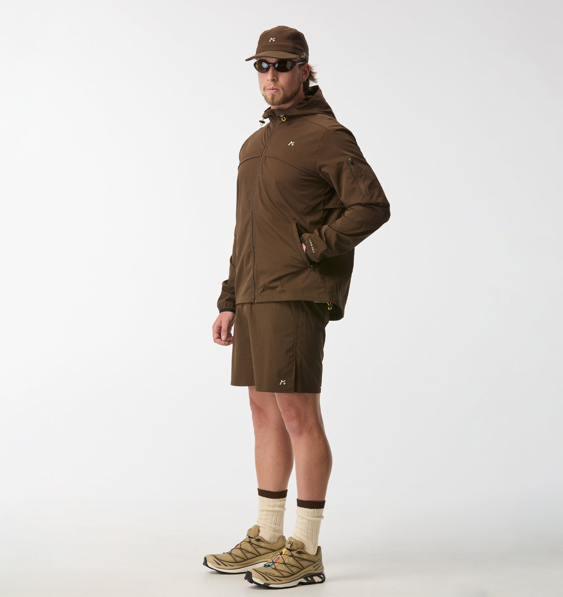 GR X ILU 5" Split Short - Brown