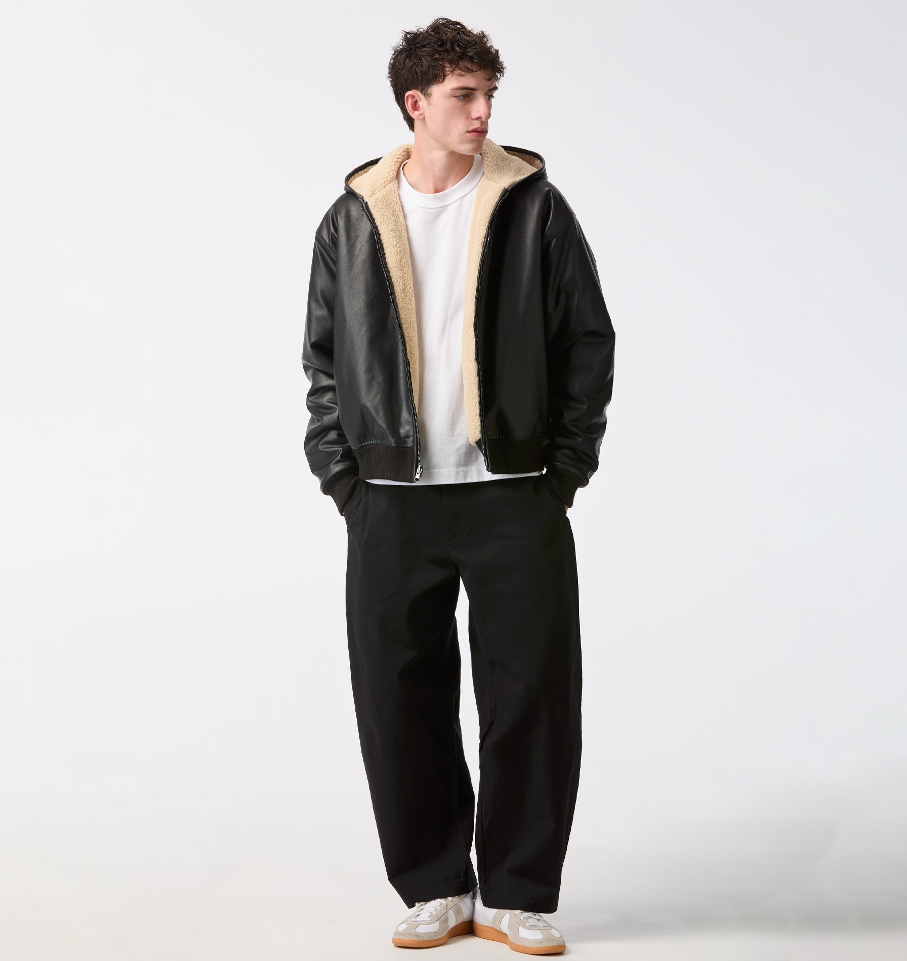 Barrel Leg Pant - Black