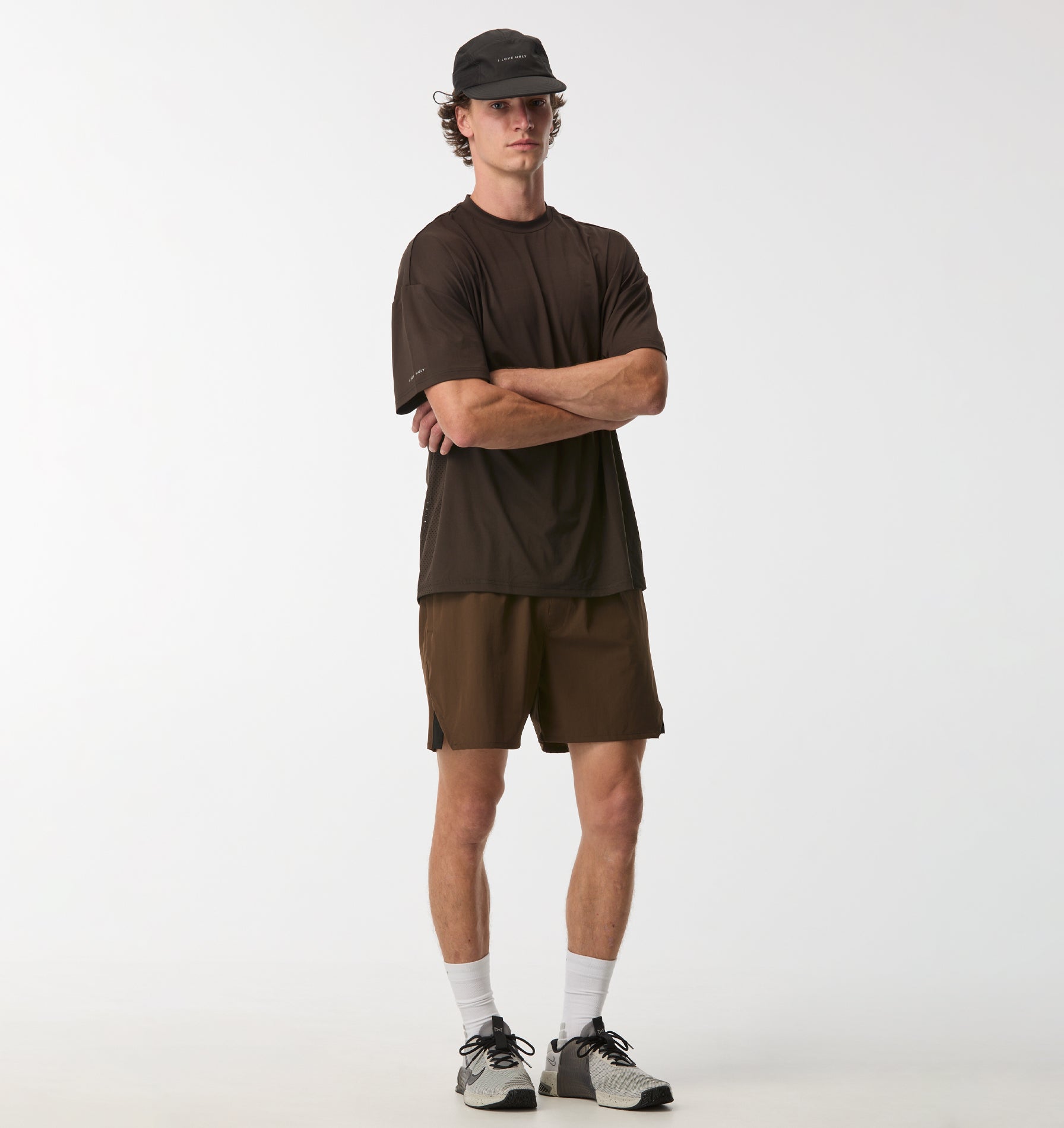 Active Box Tee - Coffee Bean