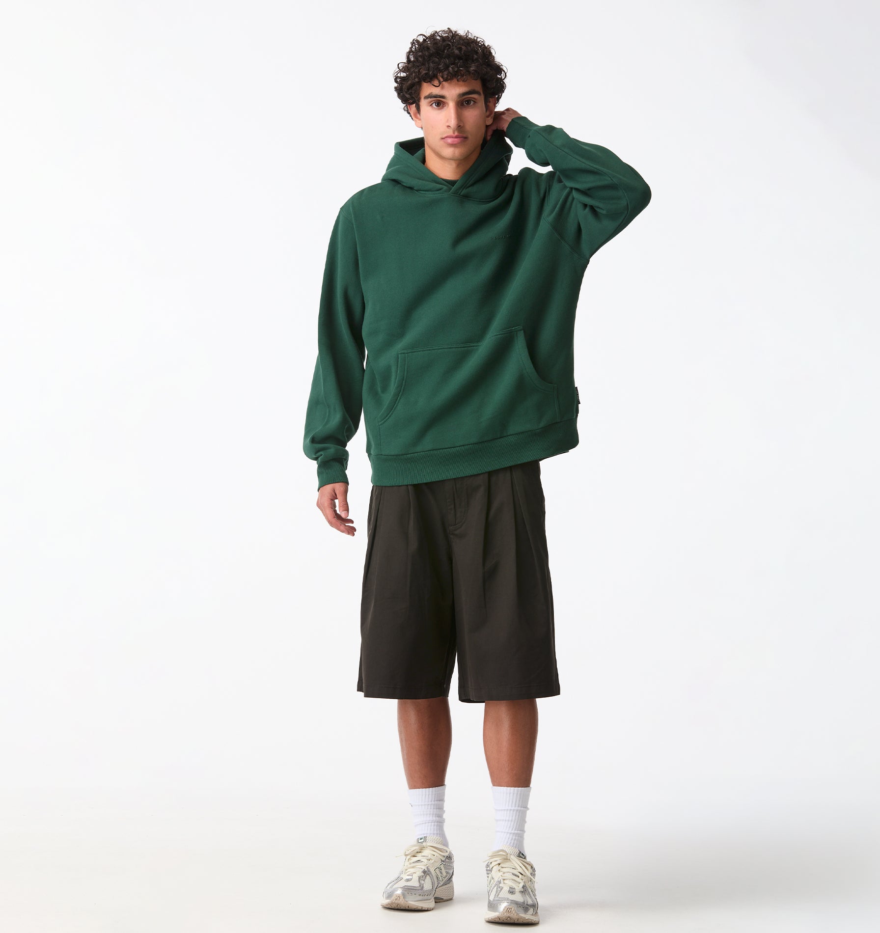 Uniform Logo Hood - Hunter Green