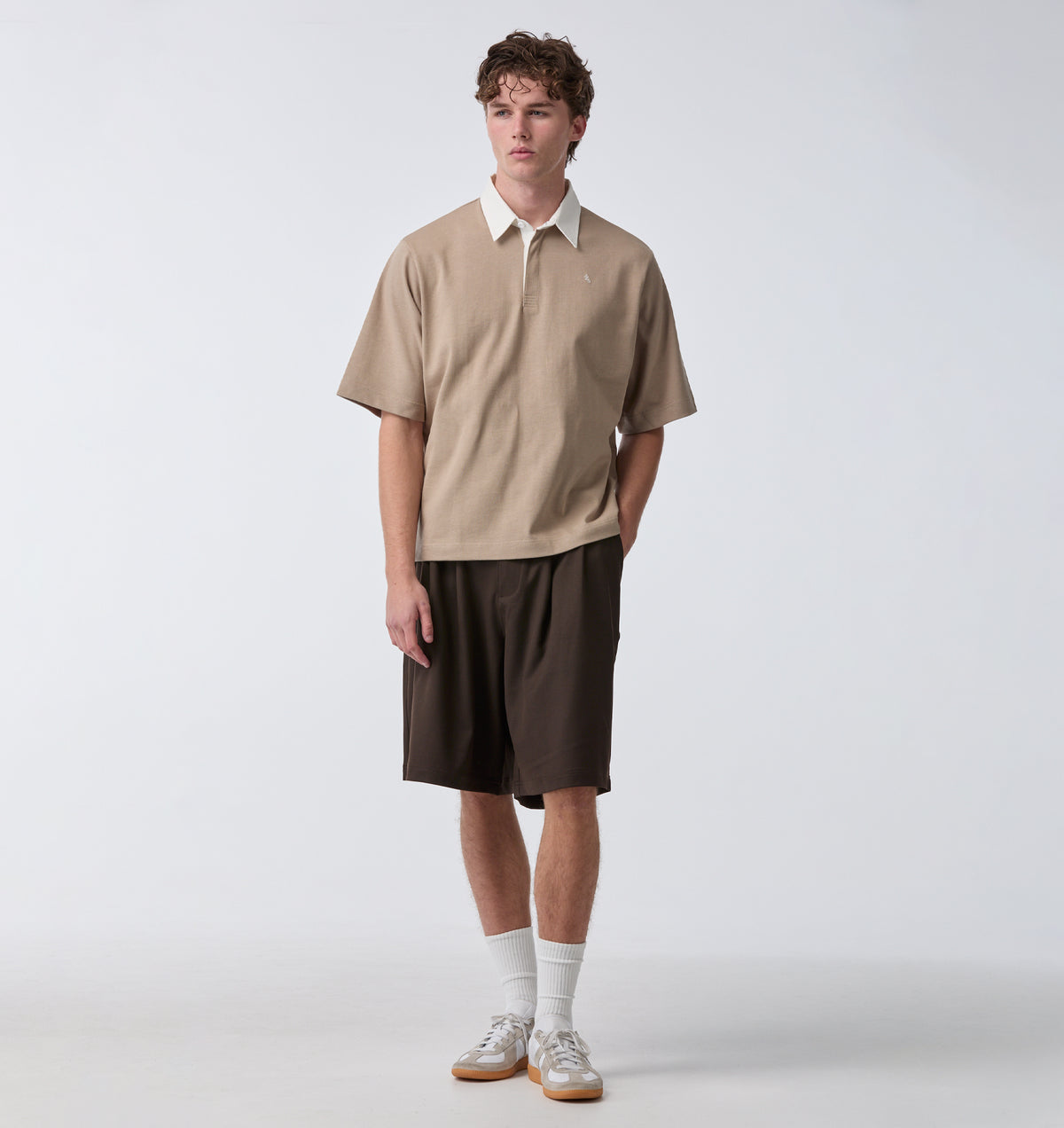 Ardie SS Polo - Taupe