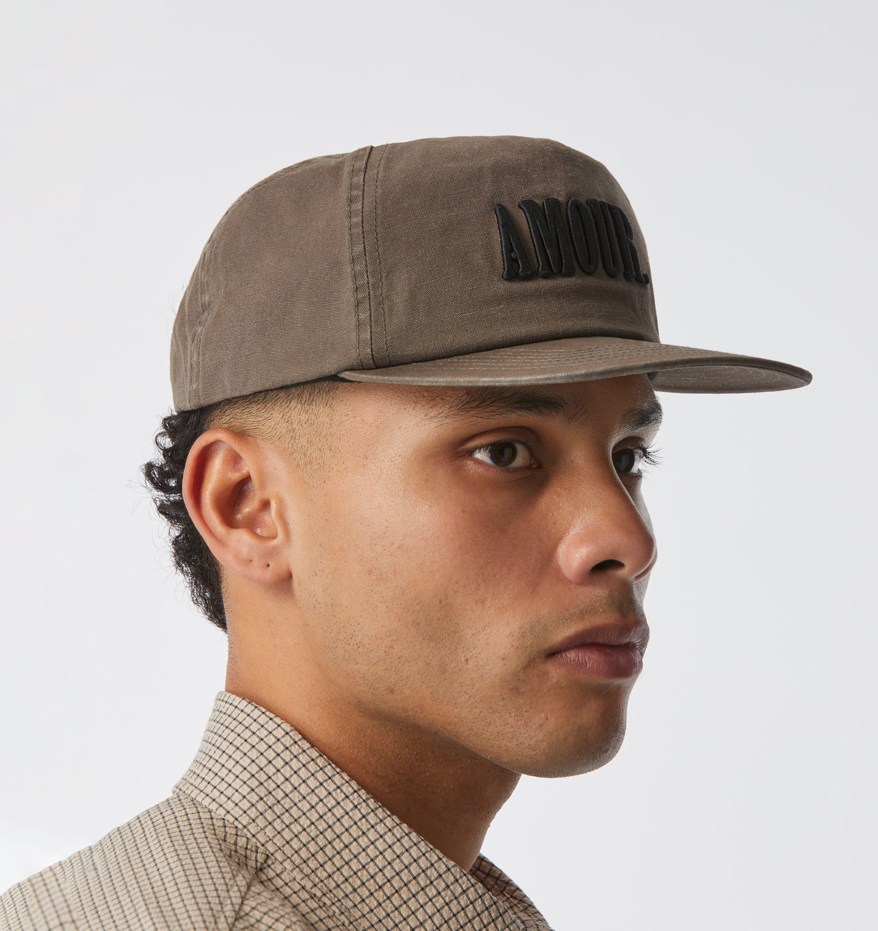 Amour Ryder Cap - Washed Olive/Black
