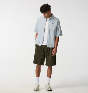 Alby Pleated Short - Army Green