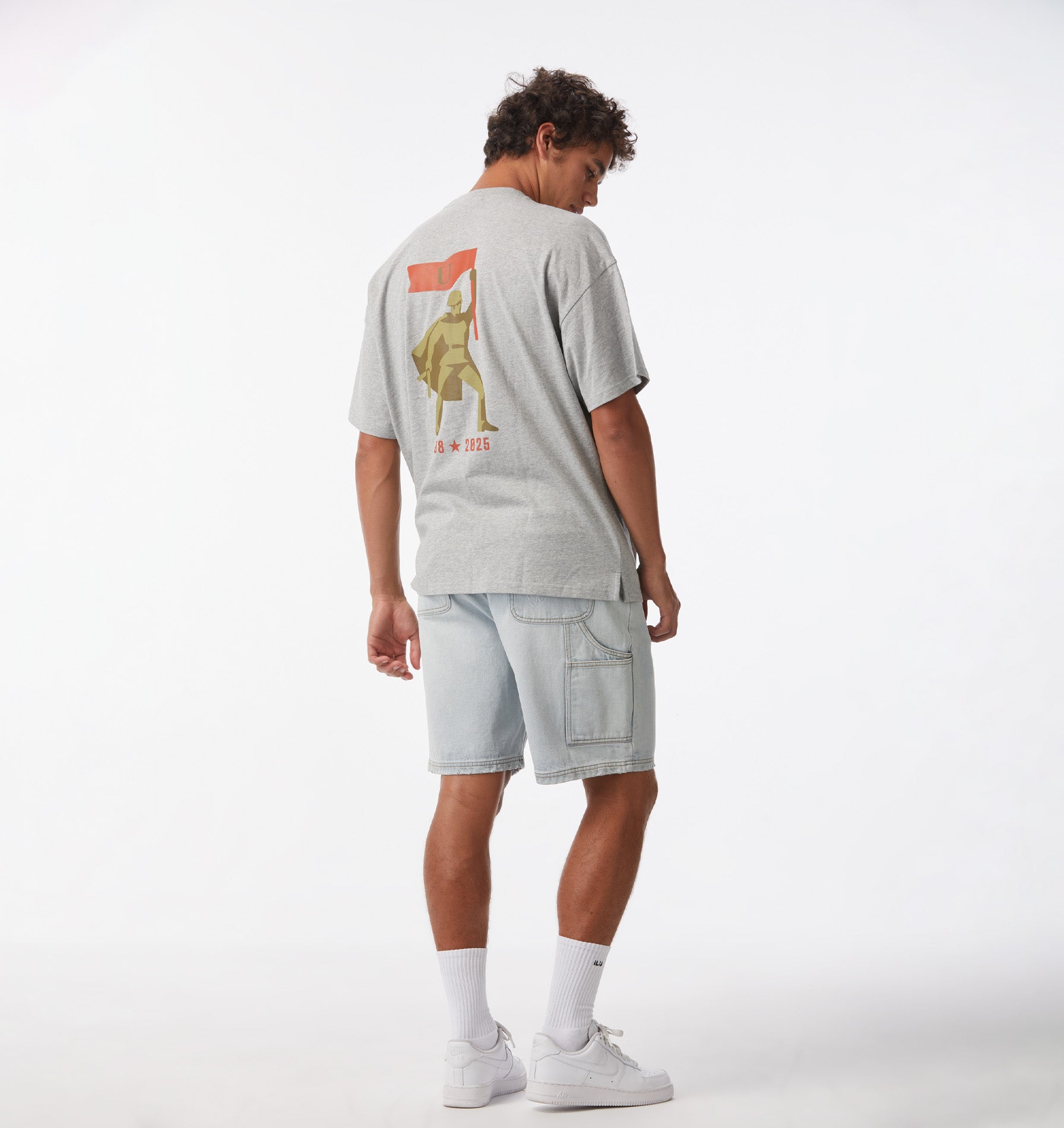 O'Soldier Box Tee - Vintage Grey