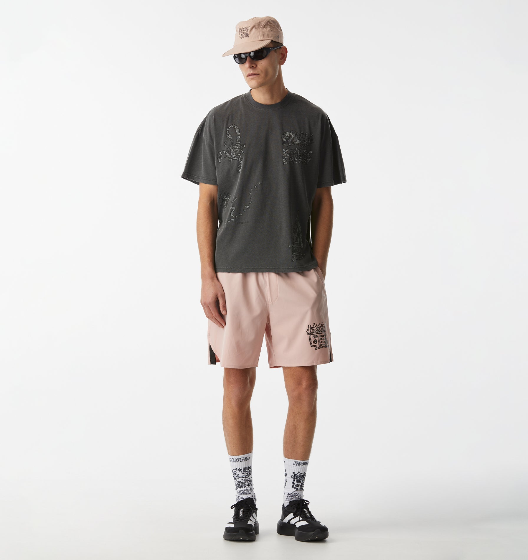 RebelYuth X ILU Active 7 inch Short - Dusky Pink
