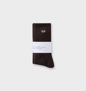 Basic Sock - Coffee Bean