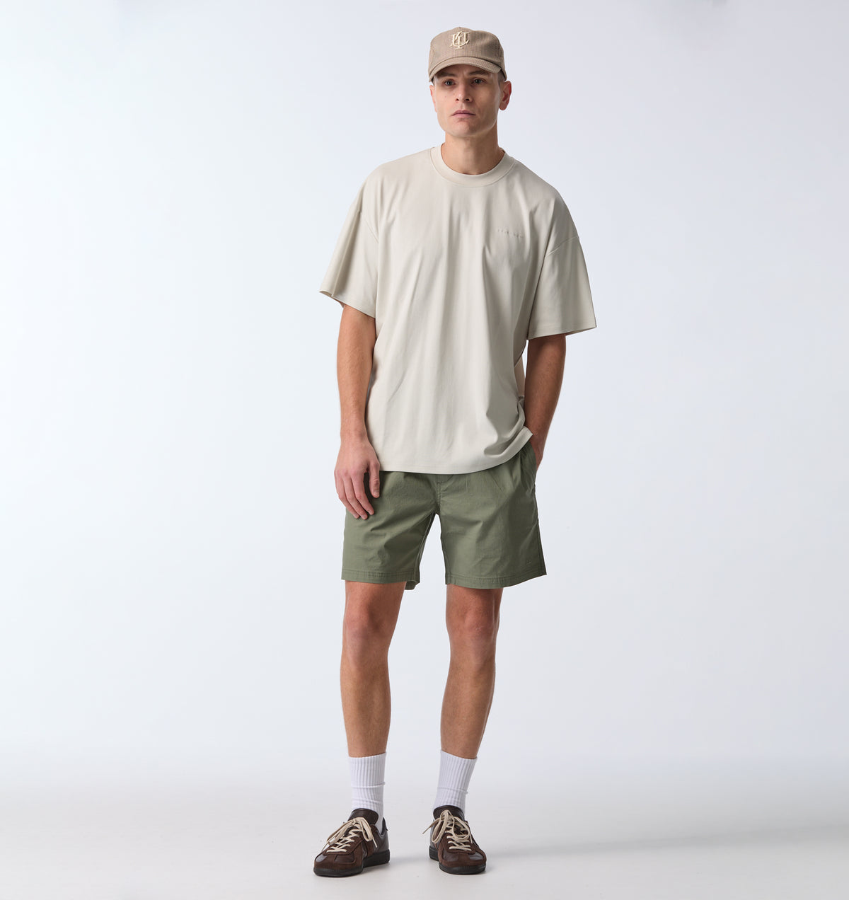 Interlock Box Tee 2.0 - Parchment