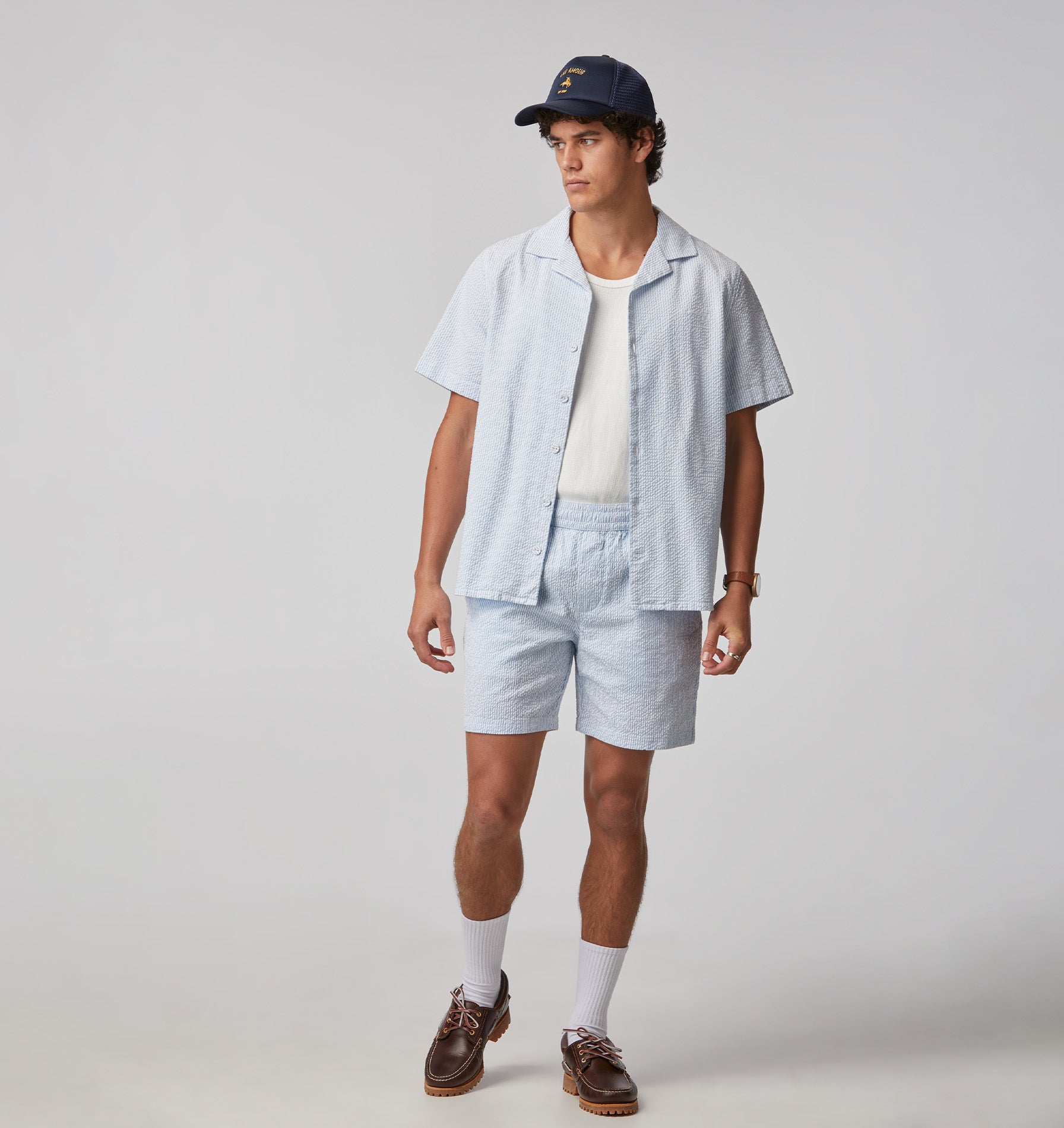 Everyday Short - Blue/White Stripe