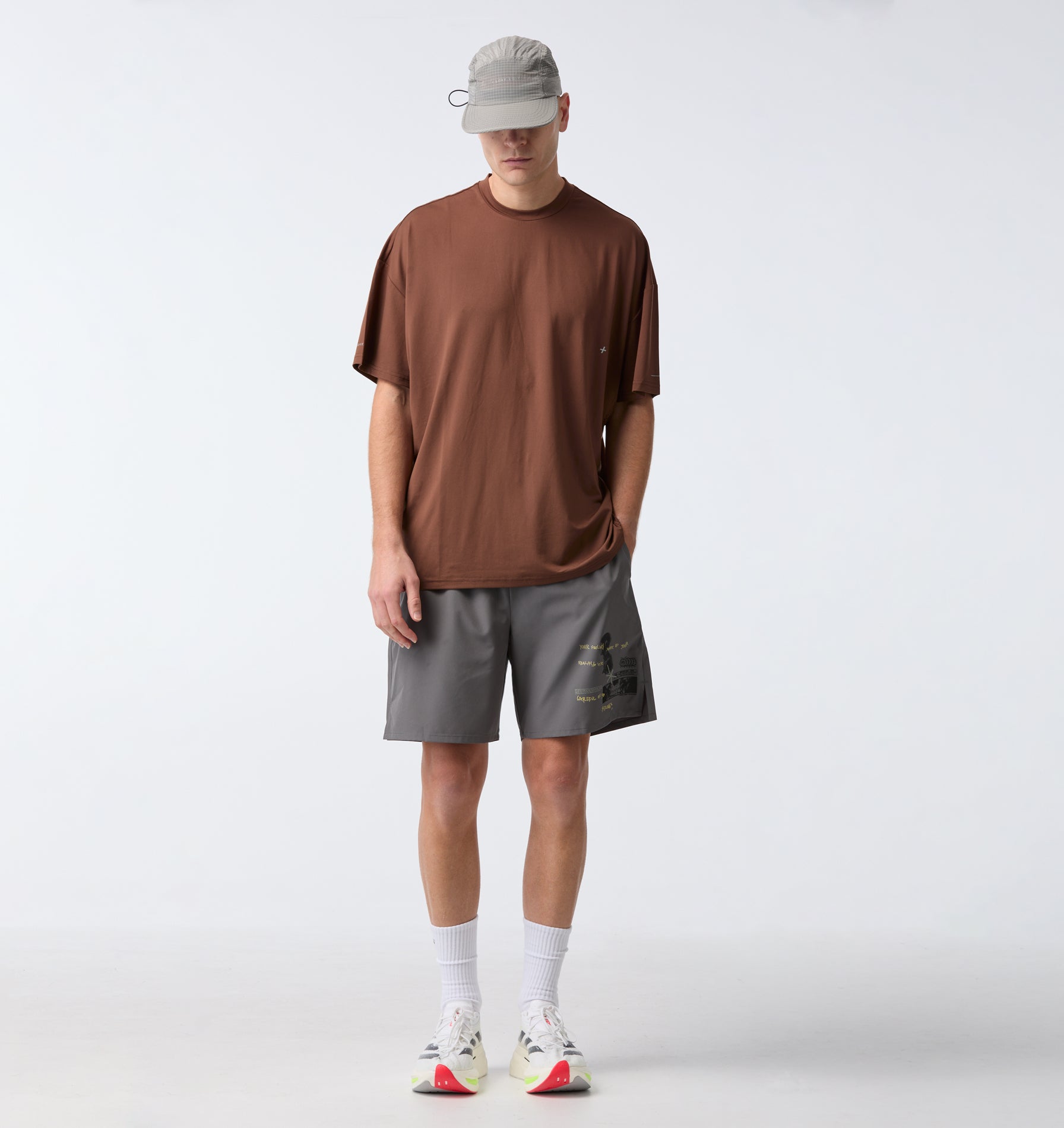 Active Box Tee - Chestnut