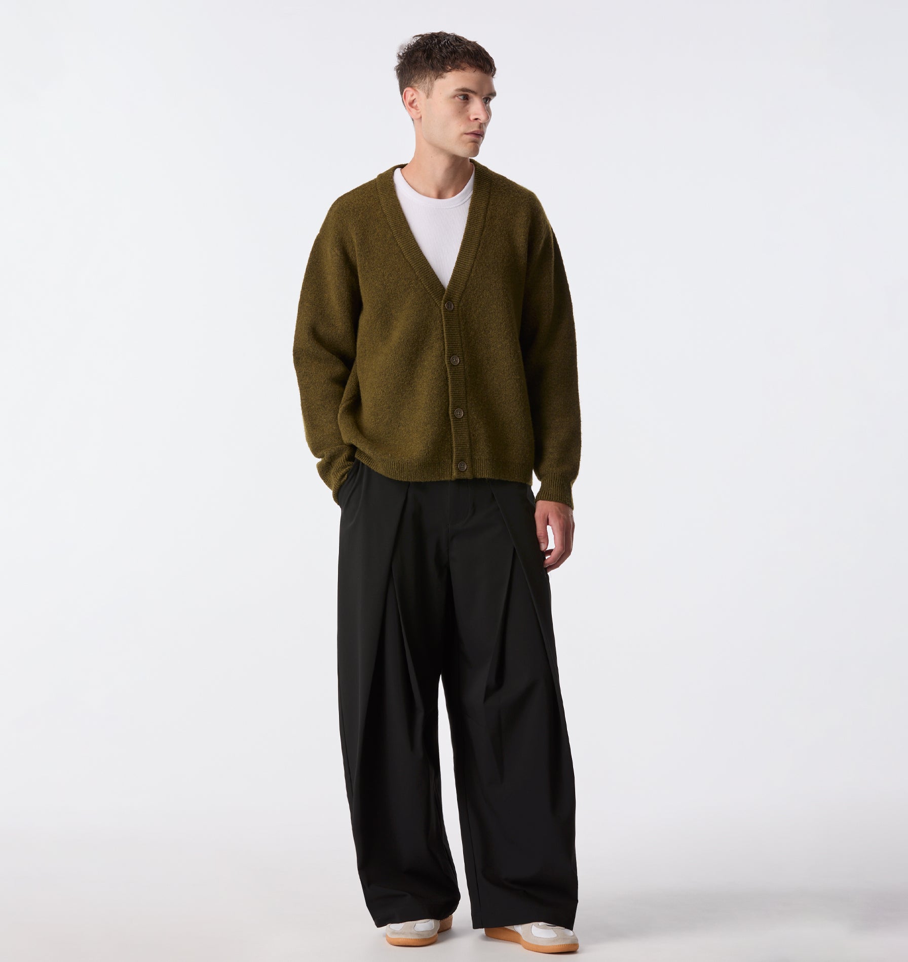 Vermont Pleat Pant - Black