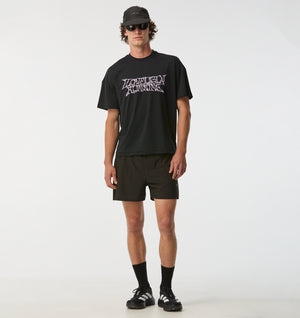 Liquified Active Crop Tee - Black