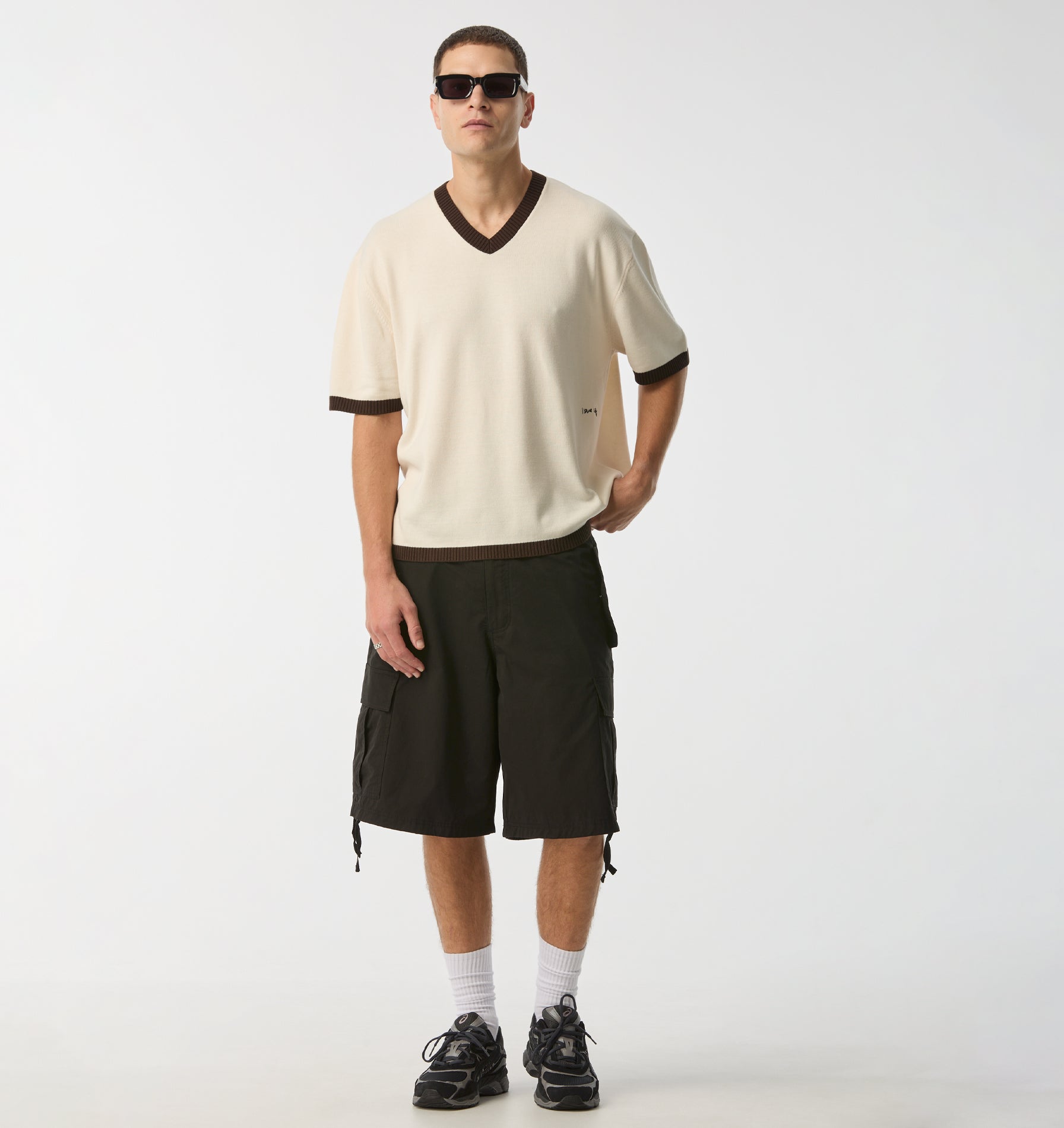 Aviator Cargo Short - Black
