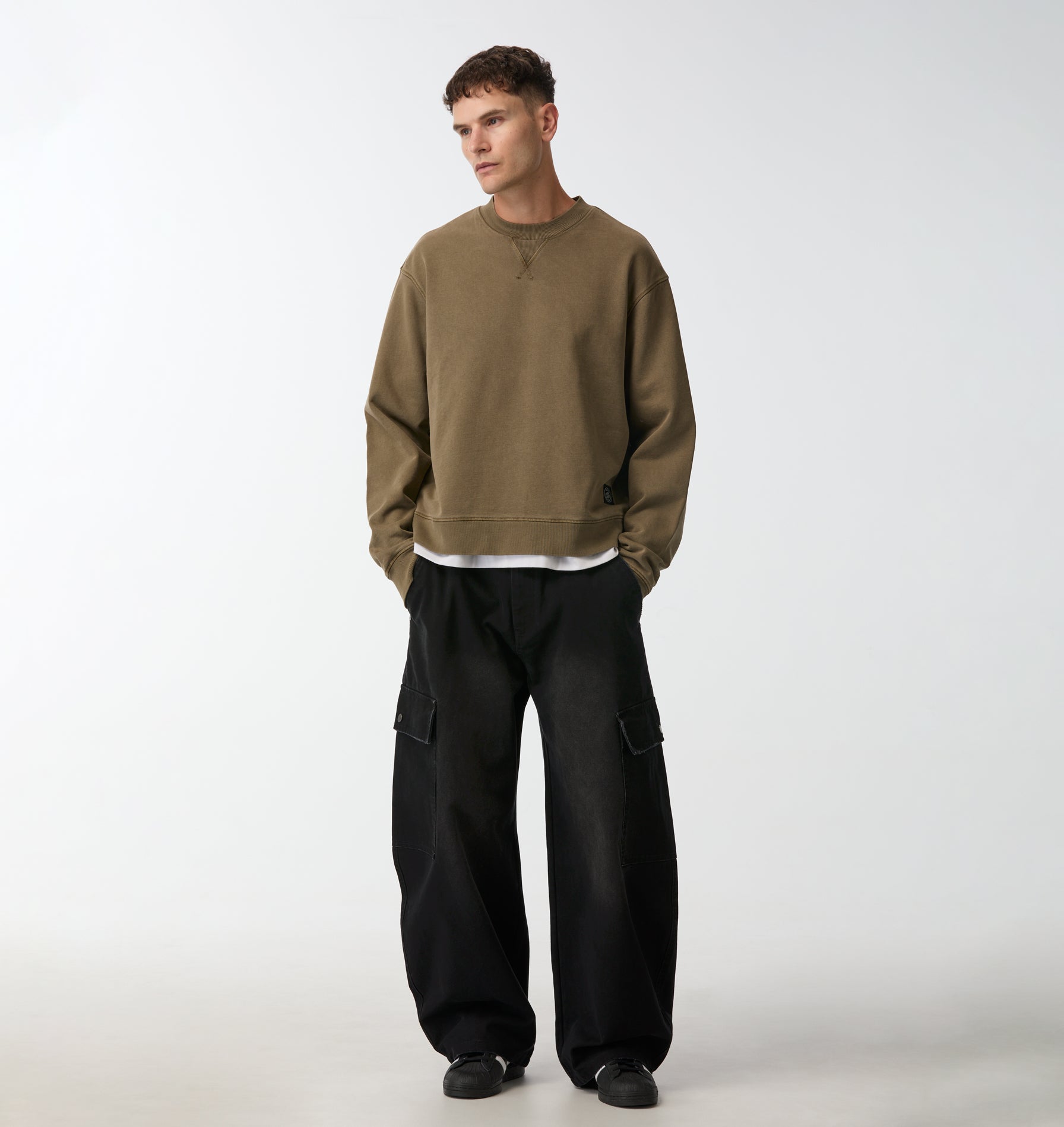 Balloon Cargo Pant - Vintage Black