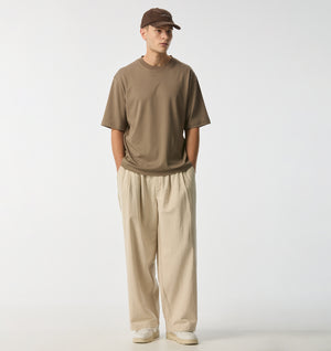 Linen Albert Pleated Pant - Bone