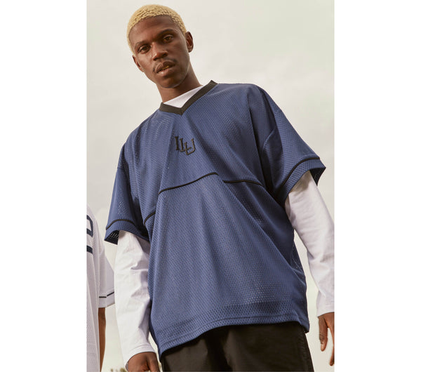 Mesh Football Jersey - Navy