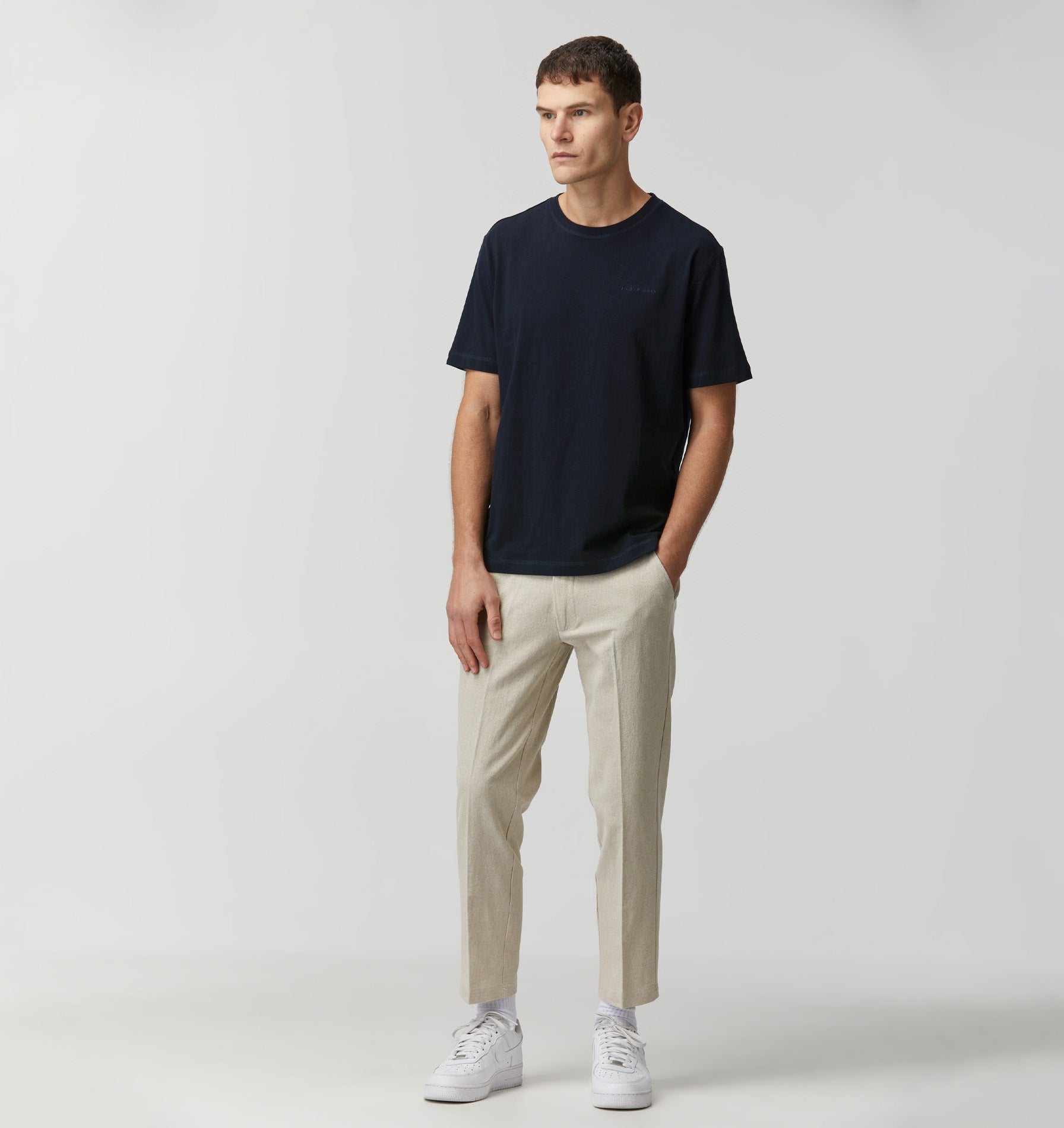 Jeremy Slim Tee - Midnight Navy