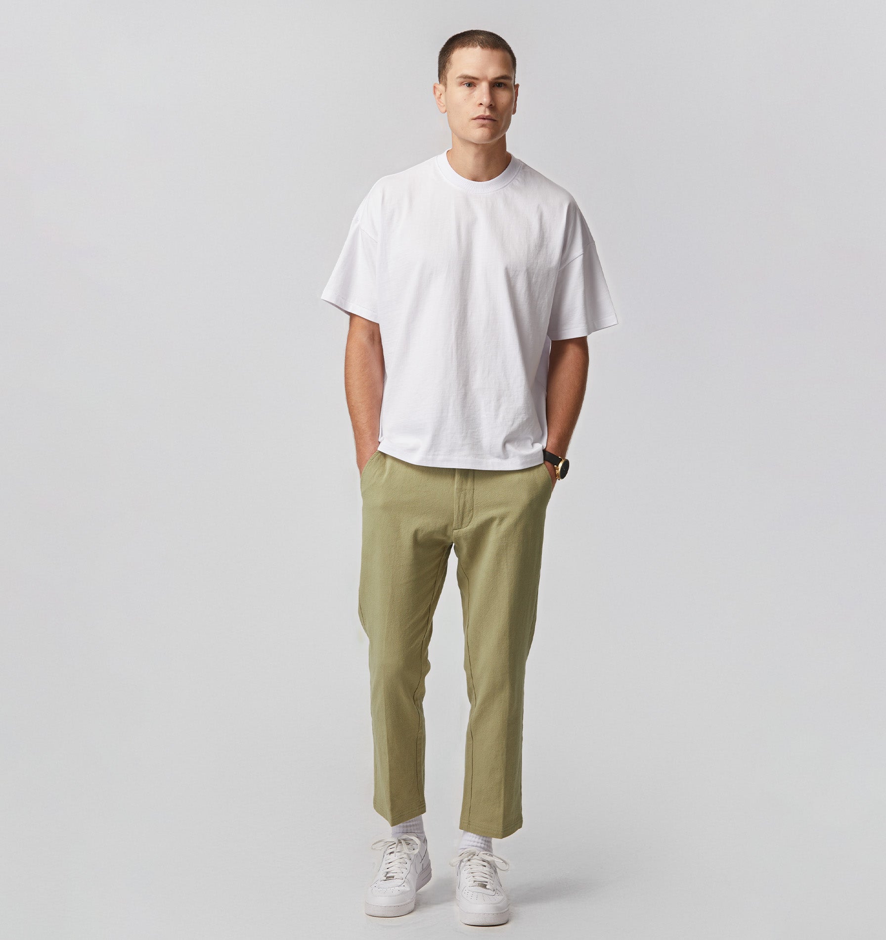 Linen Slim Kobe Pant - Regular - Sage