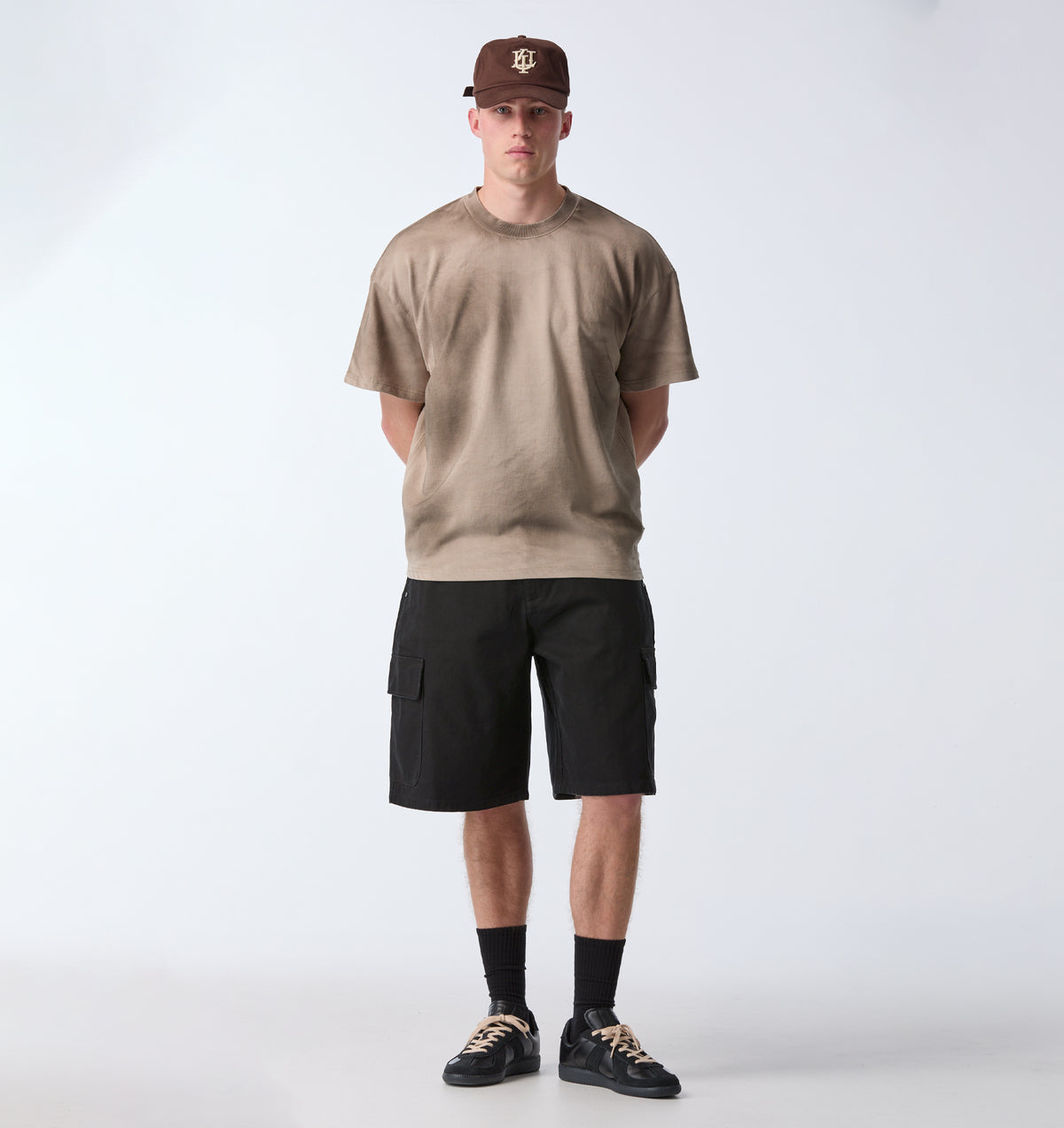 Canvas Cargo Short - Vintage Black