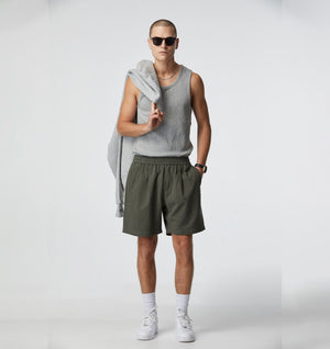 Waffle Tank Top - Vintage Grey