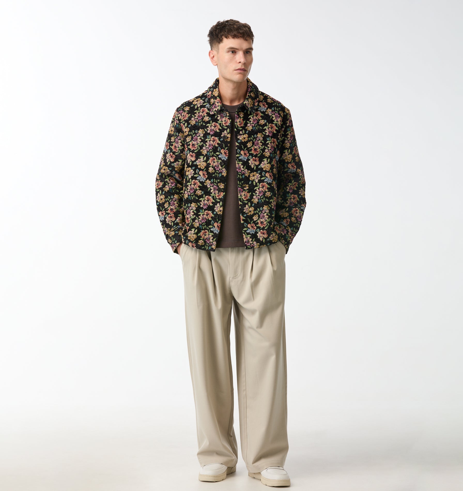 Floral Overshirt - Dark Floral