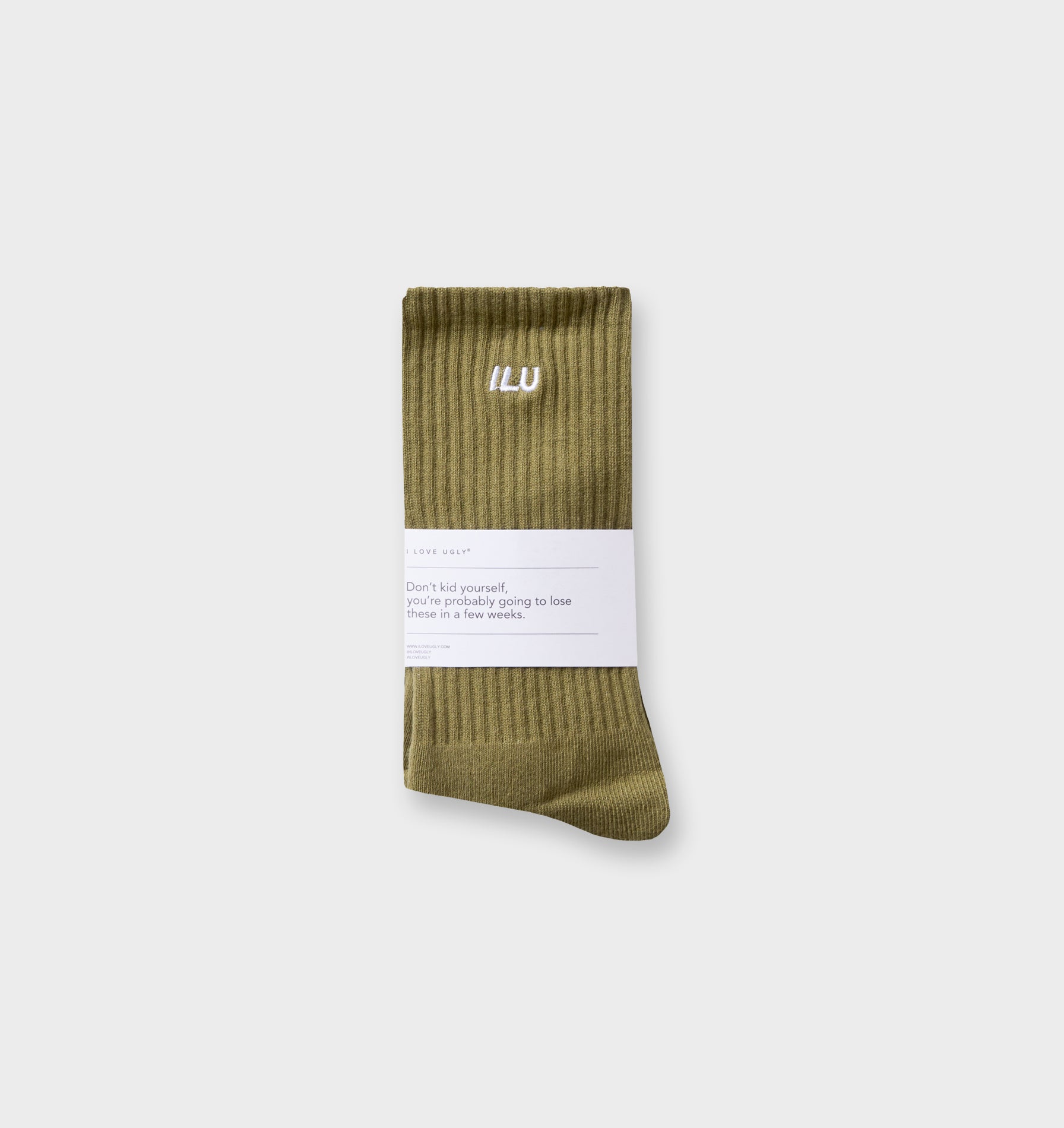 Basic Sock - Lichen Green