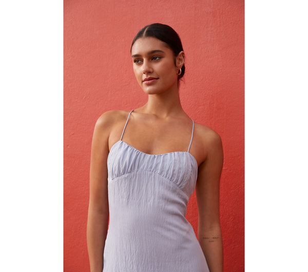 Blake Dress - Smokey Blue