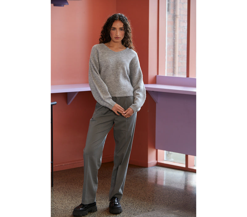 Xander Tailored Pant - Dark Grey