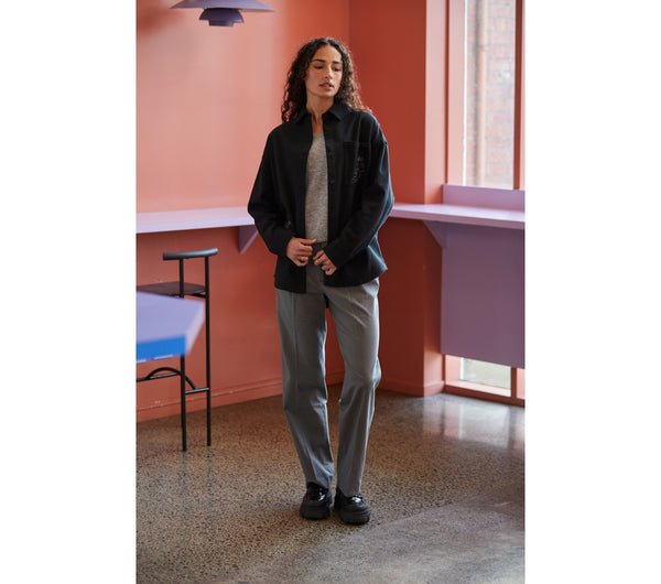 Xander Tailored Pant - Dark Grey