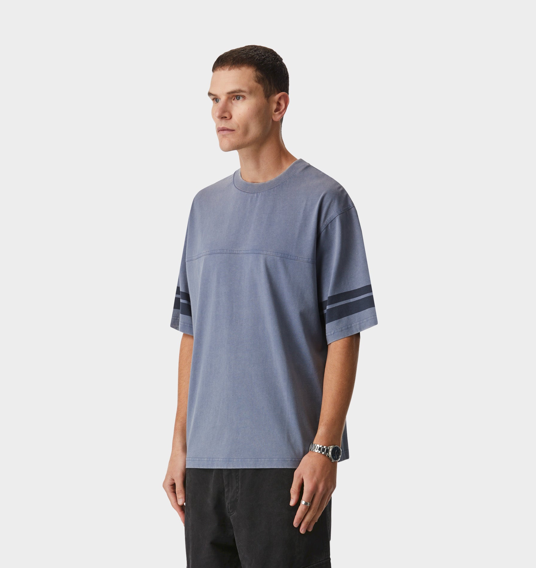 Athletic Tee - Washed Navy