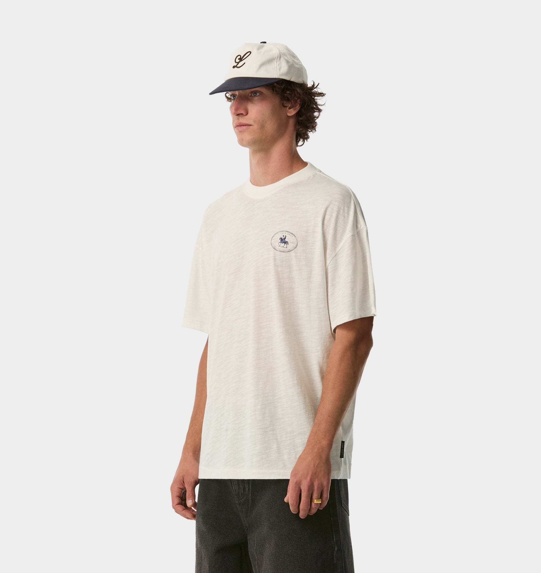 Stampede Slub Box Tee 2.0 - White